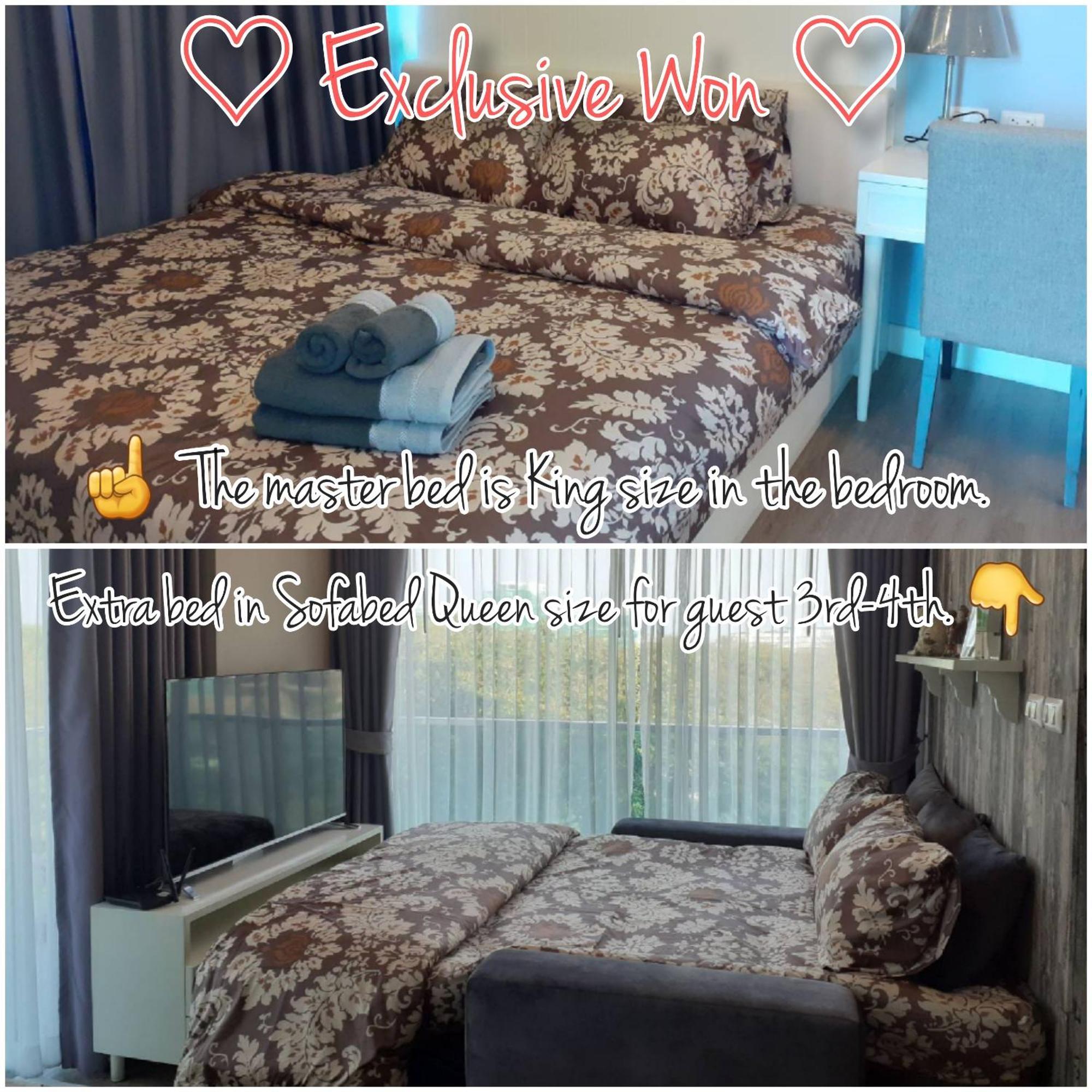 The Exclusive @Won Beach Suite & Toproof Pool Bang Saen Ngoại thất bức ảnh